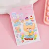 Pegatinas 5D tridimensionales con relieve para niñas, dibujos animados infantiles, autoadhesivas, impermeables, decoración DIY para funda de teléfono, patrones pequeños