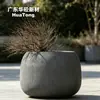 Foco em Aço de Engenharia Concreto Armado Vaso de Árvore à Prova d'Água Anti-infiltração Projeto de Arborização Municipal Produto Acabado Vaso de Flores Grande para Exterior Lote