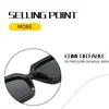 Gafas de sol de copo de nieve a la moda, Protección UV, Gafas de sol para conducir, Estilo callejero, Gafas de sol con montura cuadrada versátil