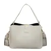 Bolso tipo cubo de mano simple y elegante para mujer, nuevo modelo popular 2026 para el trabajo y los desplazamientos, elegante bolso de hombro y cruzado