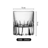 Vaso de Whisky, Vaso de Vidrio Retro, Vaso de Vidrio de Cristal Sin Plomo con Fondo Grueso, Vaso para Licor Extranjero, Vaso de Vidrio Grabado para Uso Doméstico con un Toque de Lujo