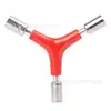 Ferramenta de reparo de bicicleta de montanha ferramenta prática de soquete hexagonal trigêmeo ferramenta de reparo 4MM 5MM 6mm