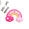 Cola Macia de PVC Flor Cauda de Peixe Arco-Íris Patch Fivela de Sapato Capa de Celular Acessórios diy Acessórios de Cabelo Grampo de Cabelo Adesivo de Geladeira Acessórios