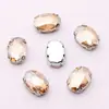 Broca de Garra Oval em D de Vários Tamanhos Acessórios DIY para Vestido de Noiva Sapato Acessórios Cor Gelatina Broca Costurada à Mão Vendas no Atacado