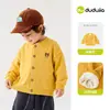 Dududu Home Jaqueta Grossa Infantil Inverno Meninos com Plus Veludo Roupa de Inverno para Meninas Tricô para Bebês Roupas Infantis para Meninas