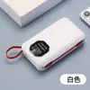 Carga rápida de 20,000 mAh y 45W con el cable incorporado