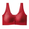 Sutiã com Fecho Frontal, Lingerie para Meia-Idade e Idosos, Sem Aro, Push-Up, Sem Costura, Tamanho Grande, Sutiã Feminino 8828
