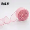 Embalagem de flor 4cm fita de tule ondulada rabo de peixe para bolos de panificação, buquês, acessórios de cabelo para presente, fita decorativa rabo de peixe