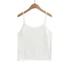 Nuevo Estilo Top de Punto Versátil sin Mangas con Cuello en V que se Puede Usar por Fuera, Camisola Interior Holgada Bm para Mujer