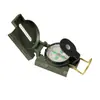 Brújula multifunción de aleación de aluminio DC45-2B, luminosa, para exteriores, con pin norte americano, ideal para aventuras y acampadas.
