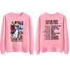 Nueva chaqueta casual de hombre con estampado de letras y suéter de manga larga sencillo