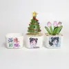 Vasos de Flores de Vidro Zibo para Dezembro, Montáveis no Carro, de Mesa, Artesanato para Decoração de Escritório, Enfeites, Itens Quentes de Venda Transfronteiriça
