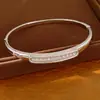Pulsera ovalada de circón chapada en oro real de 18K, lujo ligero, de alta gama, exquisita, versátil, joyería de moda de nicho