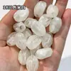 Cuentas irregulares de dos tonos vintage de 11x19 mm con agujero grande, cuentas de nube, cuentas de forma irregular, cuentas para manualidades, imitación de piedra, accesorios para bolsa