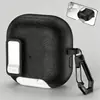 Funda Protectora Todo Incluido con Textura de Cuero y Soporte Adecuada para Huawei Clip2 Estuche para Auriculares Freebudclip2 Bluetooth Funda Suave