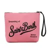Bolsa de Maquiagem Grande Capacidade Nova em Estoque para Atacado, À Prova d'Água e Resistente ao Desgaste, Design Portátil Quadrado Listrado