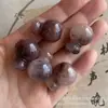 Sello de Calabaza Fermentada Flor de Durazno de Jade Seda Dorada de Xinjiang Colgante de Calabaza Tridimensional de Jade Colgante de Jade Recuerdo