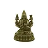 Estátua de Buda Tântrico de Xizang em Latão Sólido Tsongkhapa Pequenos Enfeites de Mesa Cobre Enfeites de Buda Portáteis Suprimentos Religiosos
