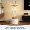 Lámpara de Pie Ornamental Artística, Sala de Estar de Lujo Ligero, Lámpara de Mesita de Noche Moderna Simple de Gama Alta para Dormitorio, Artículo de Decoración para el Hogar