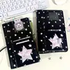 Cuaderno de hojas sueltas A6 estilo coreano nuevo de estrella negra cuidadosamente seleccionado, diario portátil de alto valor estético