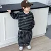Conjunto de Sudadera de Dos Piezas para Niños para Primavera y Otoño 2026 Nuevo Fresco y Elegante Camiseta Deportiva de Manga Larga Conjunto de Dos Piezas para Otoño