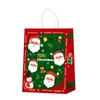 Sacola de Presente de Natal, Sacola de Presente de Aniversário para Crianças, Pequena Sacola de Presente de Maçã para Véspera de Natal, Sacola Tote de Ano Novo, Doces