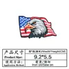 Águila Americana Cabeza Plata Bordado Tela Pegatina Ropa Accesorios Accesorios Insignia Parche