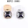 Venta Directa de Fábrica Cuadrado Vidrio Cristal Hebilla Base Cobre Cosido a Mano Diamante DIY Diamante Decorativo Zapatos Ropa Vestido de Boda Bolso para Zapatos