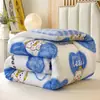 Colcha de Invierno Colcha Gruesa Cálida Especial para Estudiantes Dormitorio Individual Espacio Colcha Doble Núcleo de Algodón Colcha de Aire Acondicionado Primavera Otoño Ropa de Cama