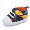 Venda direta da fábrica itens padrão de girafa de desenho animado sapatos de bebê pequenos antiderrapantes para crianças pequenas 2237