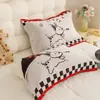 Funda de almohada de gasa de cuatro capas jacquard teñida en hilo de gran tamaño, funda de almohada de algodón puro, funda de almohada totalmente de algodón, funda de almohada para adulto, funda de almohada individual