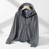 Ropa de Verano para la Piel para Comercio Exterior Transfronterizo para Hombre para Deportes al Aire Libre Pesca Ropa con Protección Solar Chaqueta con Capucha para Pareja Ropa con Protección Solar para Mujer