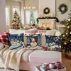 Navidad Atmósfera Festiva Celebración Fiesta Tienda Decoración Cojín para Ventana de Bahía Funda de Cojín Cojín de Ciclismo Venta al por Mayor Transfronteriza