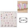 Zhengxiang transfronterizo 2023 pegatinas para uñas relieve 5D Halloween Navidad niños europeos y americanos pegatinas para uñas personalizadas venta al por mayor