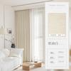 Cortinas na Cor Café com Leite Estilo Francês, Luxo Leve, Modernas e Simples, Sensação de Alto Padrão, Blackout, Estilo Novo, Quarto e Sala de Estar, Cortinas Retrô