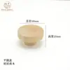 Manijas de Madera Blanca de un Solo Agujero al por Mayor para Cajones de Muebles y Puertas de Gabinetes, Manijas de Madera Maciza, Madera de Loto, Madera de Haya, Manijas Redondas