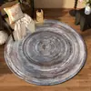 Alfombra para el suelo de la sala de estar, duradera y fácil de mantener, manta para el sofá, alfombra redonda estilo americano TEMU transfronteriza, alfombra de terciopelo de cristal para la mesita de noche del dormitorio