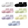 Calcetines Baonasi para Mujer Primavera y Verano Delgados de Algodón Puro Anti-Pilling Sin Costuras 7A Antibacterianos Absorbentes de Sudor Transpirables de Tubo Corto Calcetines de Algodón Puro para Mujer