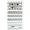 Lote en stock de gancho para joyas de viscosa gancho de almacenamiento de joyas gancho combinado para joyas set de 9 piezas 138g