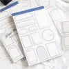 Serie de Cuadernos Poesía de Azúcar: Papel Base Decoración Materiales DIY para Diario con Borde Vintage, 30 Hojas en 6 Diseños