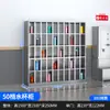 Gabinete de tazas multi-compartimento de acero inoxidable para talleres de fábrica, estante para tazas de té de empleados, estante para almacenar y organizar tazas de sala de té