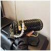 Bolsa de Corrente Nicho Nova Tendência Transfronteiriça Moda Versátil Fio Bordado Bolsa Barril Estilo Quente 2025 Bolsa Transversal de Alto Valor