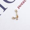 Pendientes colgantes de la serie Doce Constelaciones con diamantes, accesorios de joyería hechos a mano, con personalidad, material de gota para las orejas