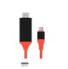 Cable adaptador de Tipo C a HDMI 4K HD cable laptop teléfono móvil tableta proyección pantalla de proyección cable de misma pantalla