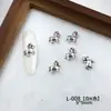 Estilo Año Nuevo Éxito Instantáneo Arte de Uñas Zircón Diamante Rojo Zodiaco Pony Lindo Caballo de Madera Pequeño Uñas Portátiles Diamante