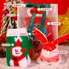 Regalo de Navidad para niños de jardín de infantes, juego de regalo creativo para niños, bolsa de dulces, bolsa de mano, decoraciones navideñas