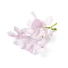 Acessórios de Orquídea Artificial Pequena de Três Cabeças Materiais DIY Decoração de Casa Flores Artificiais Estilo Fresco Presilha de Cabelo Acessório de Cabelo