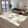 Alfombra Escandinava Sala de Estar Moderno Minimalista Dormitorio Tatami Sofá Mesa de Centro Alfombra de Piso Fabricante Venta al por Mayor Estilo Ins