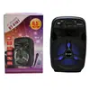 Venta Caliente de Fábrica en Stock Altavoz Bluetooth Móvil Portátil para Exteriores de 6.5 Pulgadas con Luces de Colores y Micrófono Bt-6107