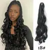 Comercio Exterior Yake Rollo Grande Peluca de Ganchillo Fibra Sintética Cabello Largo Ondulado Ola Suelta Rizos Franceses